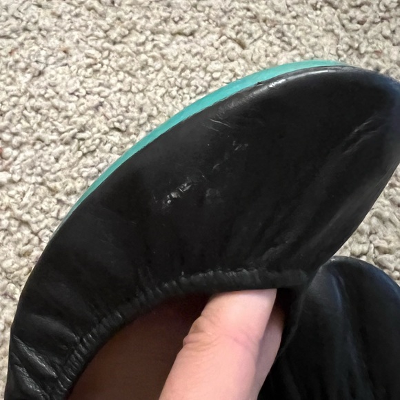 Tieks Matte Black Flats Size 9 - Picture 3 of 6
